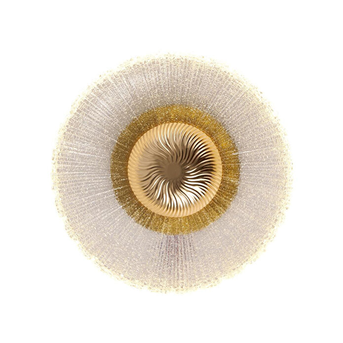 Apliqa Eterno Gold 3 Renkli Kristal Led Aplik