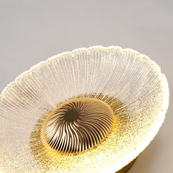 Apliqa Eterno Gold 3 Renkli Kristal Led Aplik