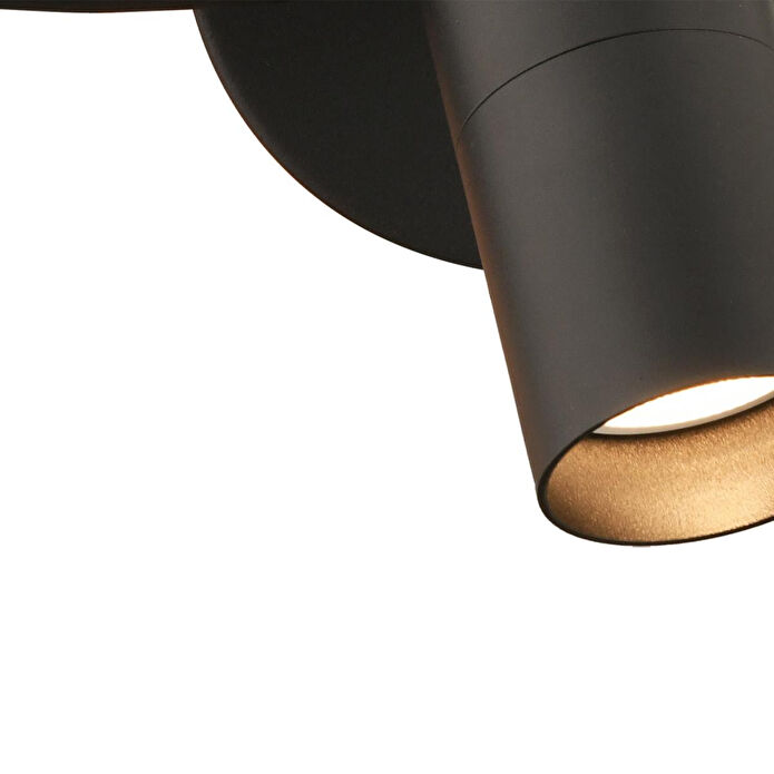 Apliqa Dusan Siyah Tekli Modern Duvar Lambası Spot Aplik