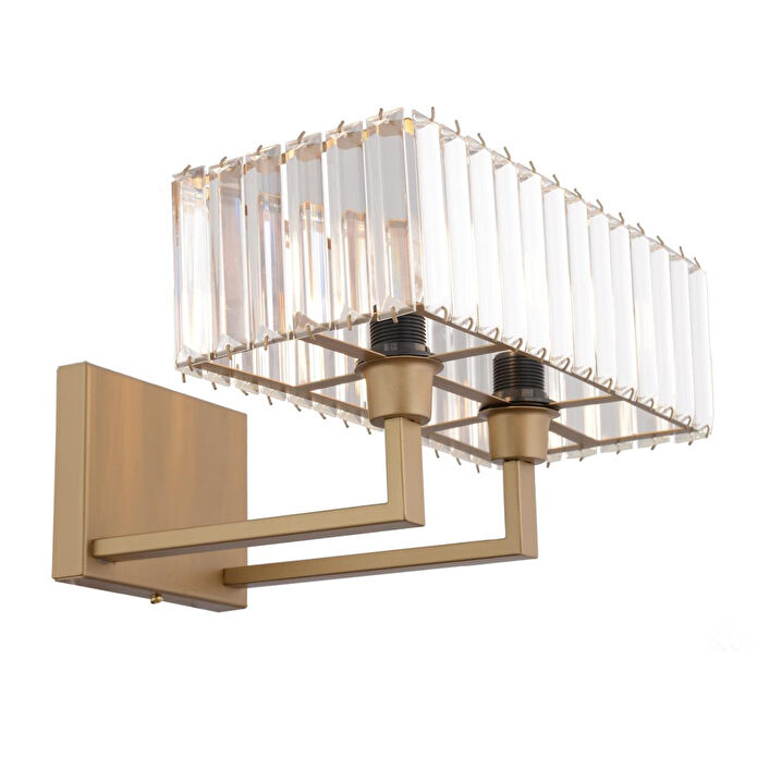 Apliqa Brambles Eskitme Kristal Taşlı Duvar Lambası Yatak Odası-yatak Başı-salon Için Aplik