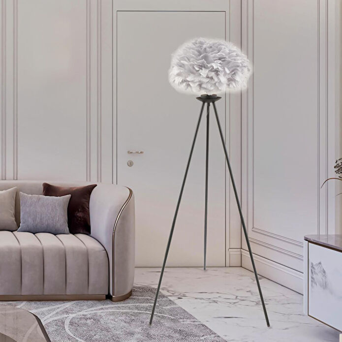 Apliqa Belenay Si̇yah Lambader Modern Oturma Odası, Yatak Odası, Salon Lambader