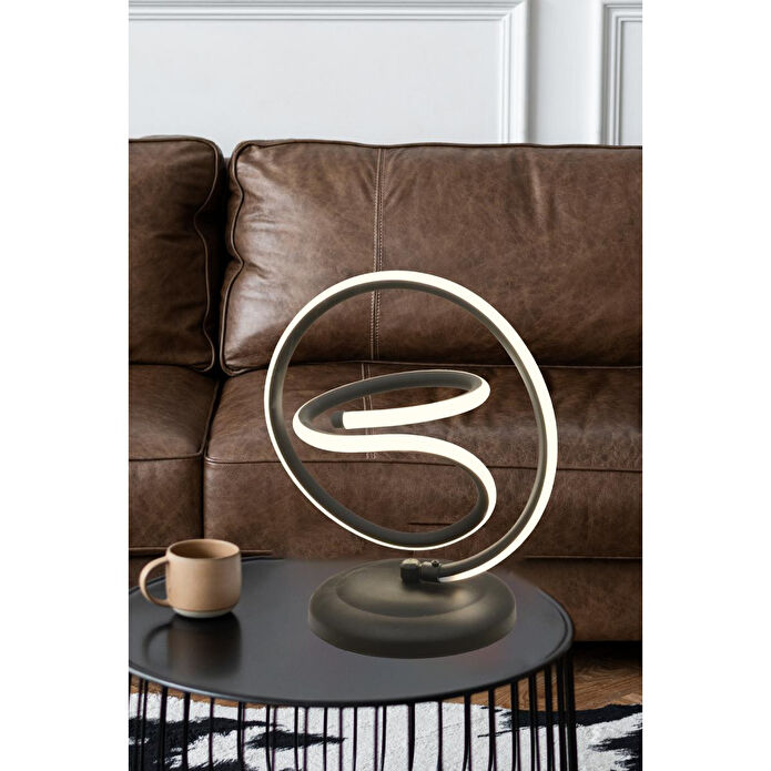 Apliqa Shake Ledli 3 Renk Modern Tasarım Masa Lambası Yatak Başı Abajur