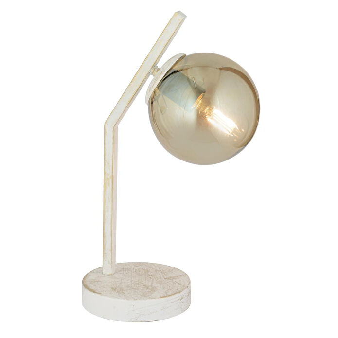 Apliqa Feris Beyaz Silme Bal Camlı Masa Lambası Salon-yatak Odası Modern Abajur