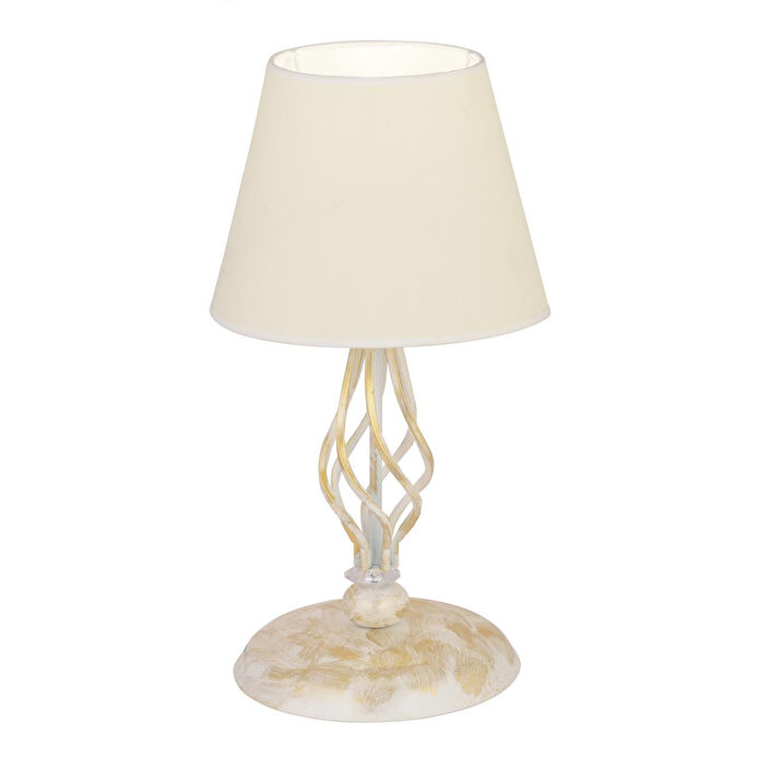 Apliqa Lupin Beyaz Şapkalı Beyaz Masa Lambası Modern Tasarım Salon-yatak Odası Abajur