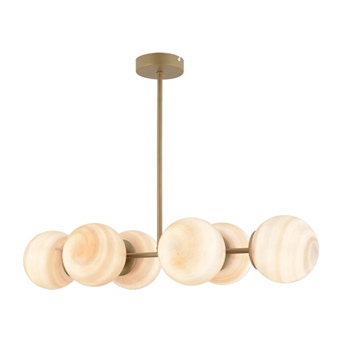 Apliqa Erda 6li Eski̇tme Avi̇ze Modern Mutfak Yemek Masası Üstü Yatak Odası Salon Avize