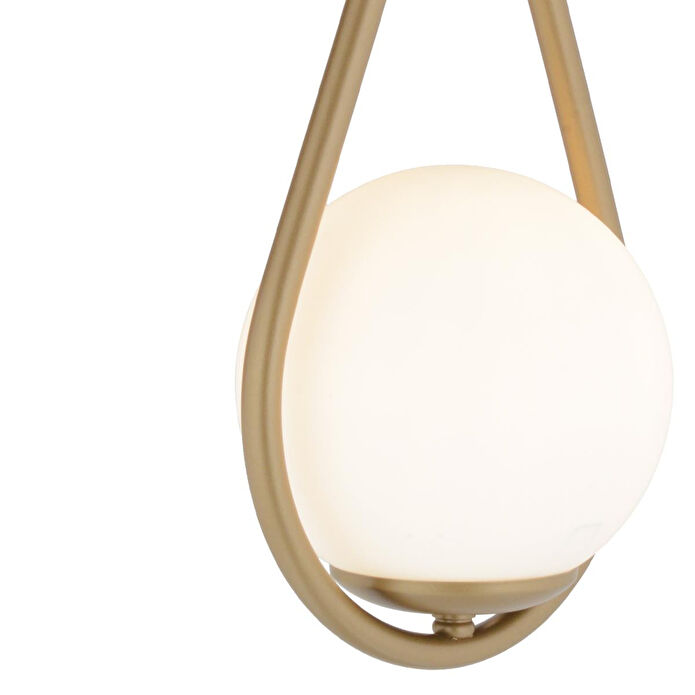 Apliqa Aplik Mirza Tekli Eskitme Beyaz Camlı Modern Duvar Aplik Yatak Başı Salon Aplik