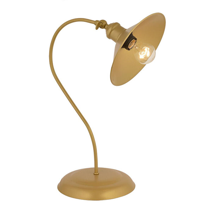 Apliqa İklim Gold Retro Tasarım Modern Çalışma Masası Lambası