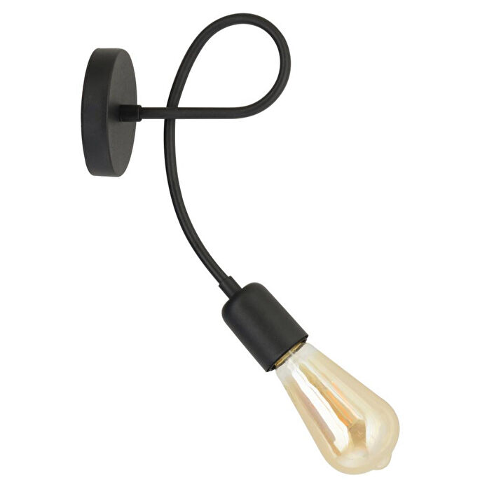 Apliqa Alegra Siyah Yatak Odası-yatak Başı,cafe,restoran Için Duvar Lambası Modern Retro Aplik