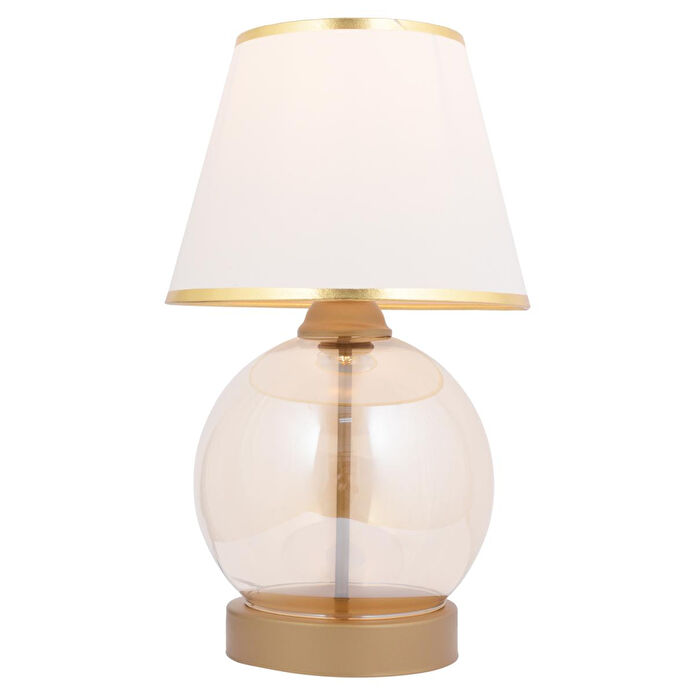 Apliqa Lampon Beyaz Şapkalı Eskitme Masa Lambası Modern Tasarım Salon-yatak Odası Abajur