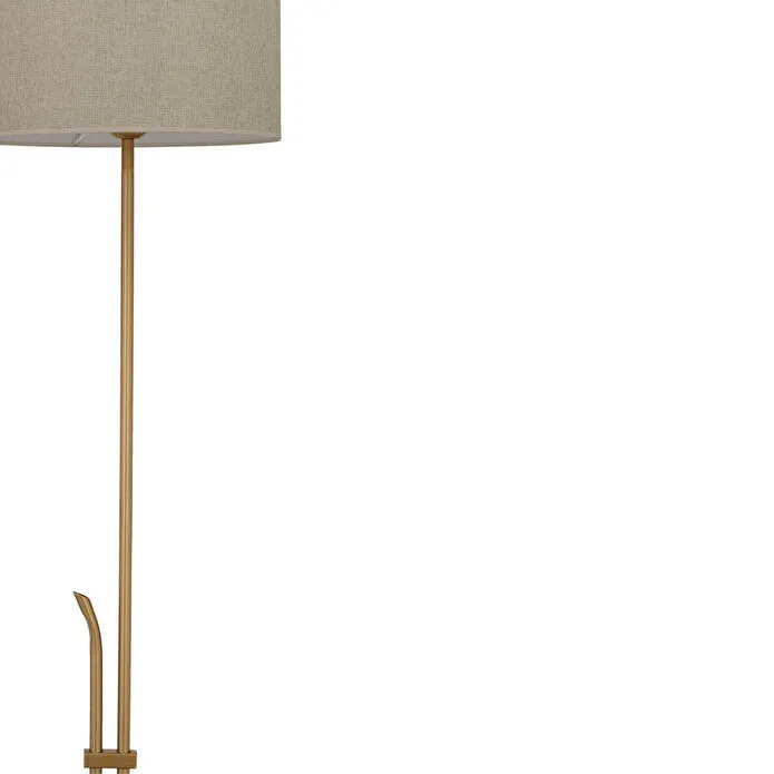 Apliqa Jolly Eskitme Şapkalı Eskitme Modern Tasarım Ayaklı Abajur Lamba Metal Lambader