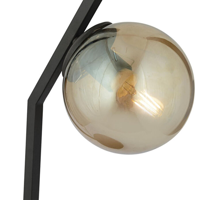 Apliqa Feris Siyah Bal Camlı Masa Lambası Salon-yatak Odası Modern Retro Abajur