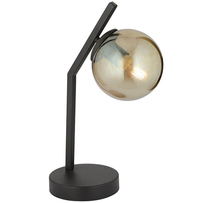 Apliqa Feris Siyah Bal Camlı Masa Lambası Salon-yatak Odası Modern Retro Abajur