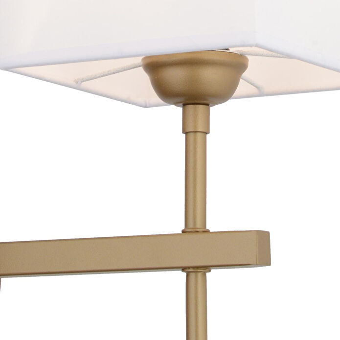 Apliqa Rory Tekli Beyaz Şapkalı Eskitme Duvar Lambası Yatak Odası-yatak Başı-banyo Için Modern Aplik