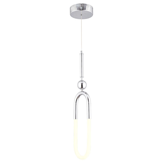 Apliqa Thisted Tekli Krom Ledli 13 Watt Modern Koridor, Yatak Odası Salon Sarkıt Led Avize