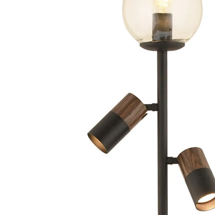 Apliqa Mirela 3'lü Modern Spot Başlıklı Modern Oturma Odası Köşe Salon Lambader