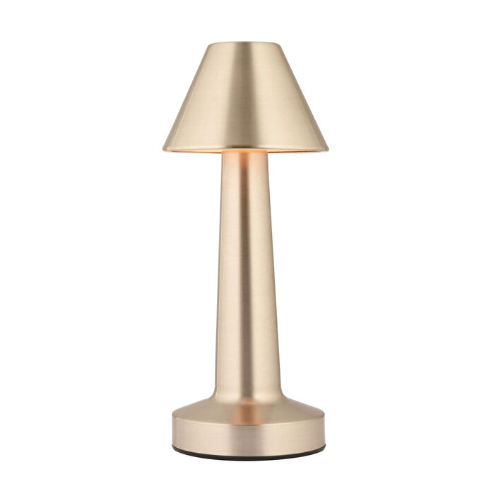 Apliqa Percy Nikel Şarjlı Dokunmatik Dim Edilebilir 3 Renkli Masa Lambası 2000ma Pil Gücü Ile 7 Saat