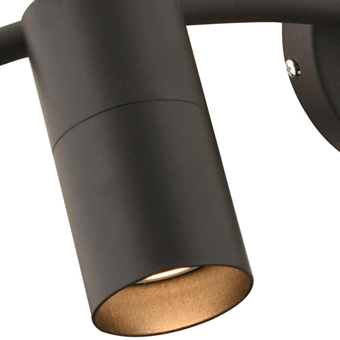 Apliqa Dusan Siyah 2li Modern Duvar Lambası Spot Aplik