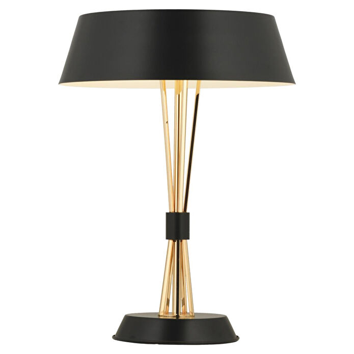 Apliqa Noris Tekli Gold Modern Oturma Odası, Yatak Odası, Salon Abajur