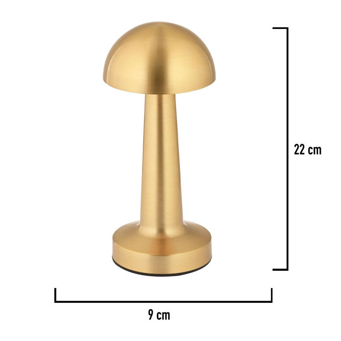 Apliqa Orvin Eskitme Şarjlı Dokunmatik Dim Edilebilir 3 Renkli Masa Lambası 2000ma Pil Gücü Ile 7 Saat