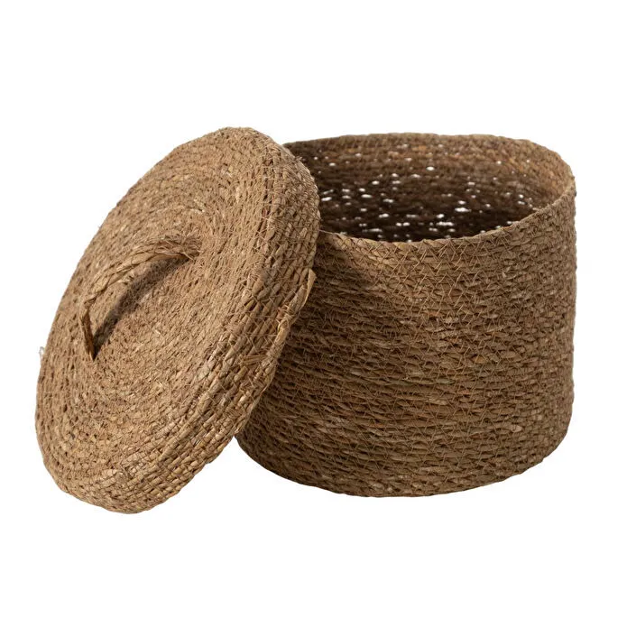 Mudo Home Simon Kapakli Düzenleyi̇ci̇ Naturel 22x22x17