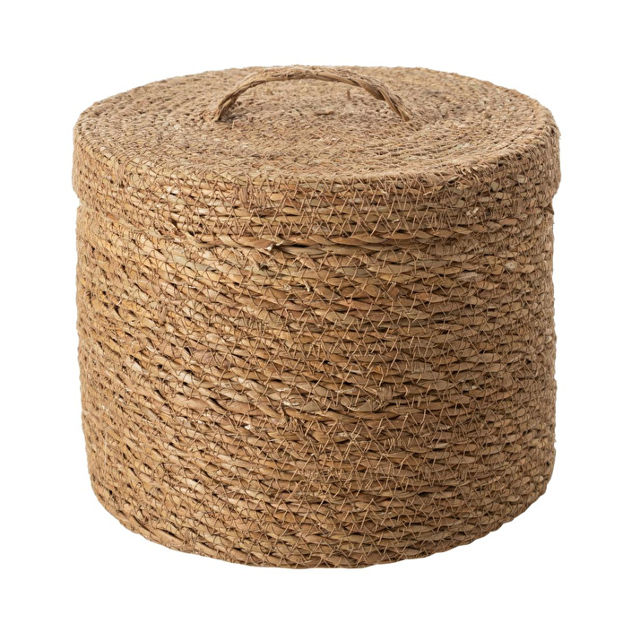 Mudo Home Simon Kapakli Düzenleyi̇ci̇ Naturel 26x26x21