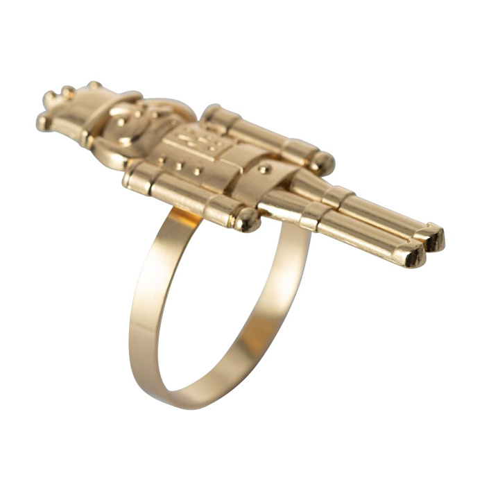Mudo Home Nutcracker Metal Peçete Halkasi 2'li̇ Seti̇