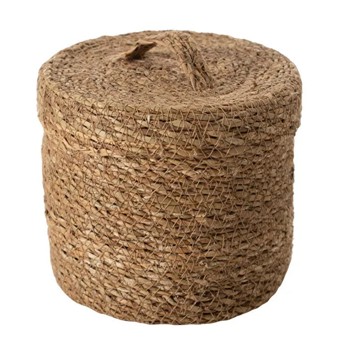 Mudo Home Simon Kapakli Düzenleyi̇ci̇ Naturel 17x17x15