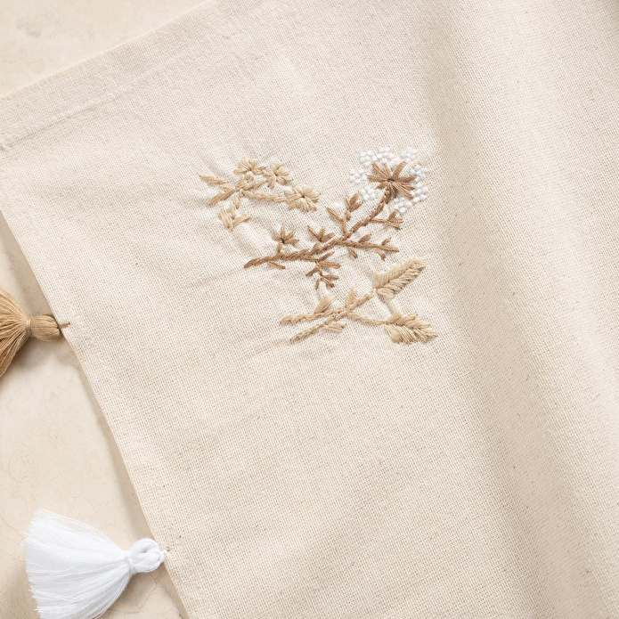 Mudo Home Bessy Nakişli Runner Ekru 50x130