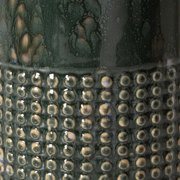 Mudo Home Azul Serami̇k Vazo 14x27cm