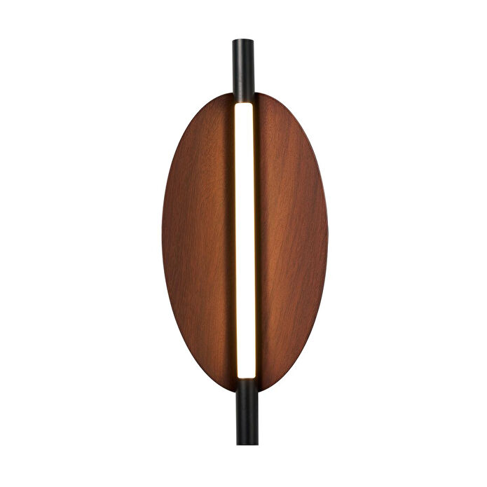 Apliqa Vion Siyah Yaprak Desenli Ledli Aplik