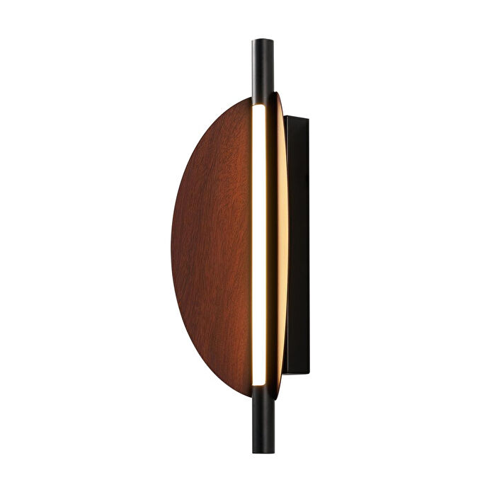 Apliqa Vion Siyah Yaprak Desenli Ledli Aplik