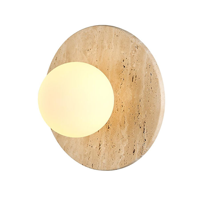 Apliqa Eira Traverten Desenli Modern Salon, Yatak Başı Aplik