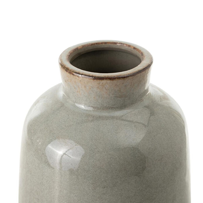 Mudo Home Ashen Serami̇k Vazo 16x31 Cm