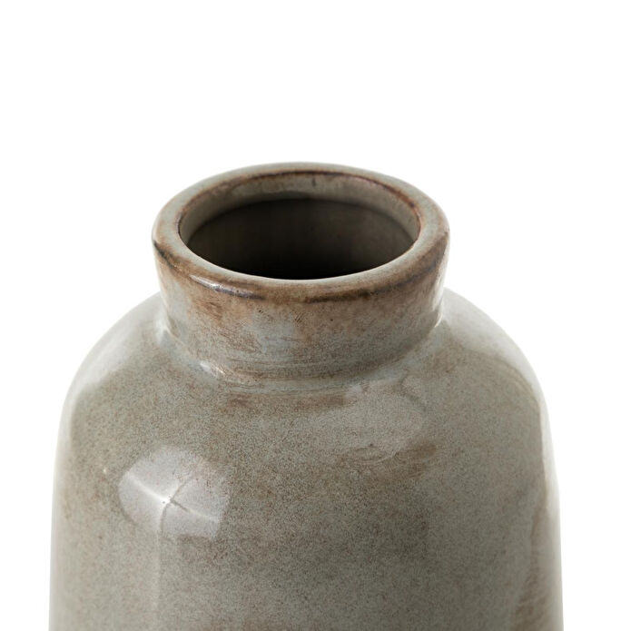 Mudo Home Ashen Serami̇k Vazo 14x27 Cm