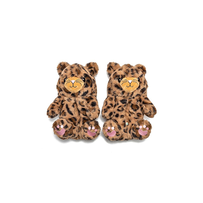 Twigy Pako Kadın Hayvanlı Panduf Leopar 36/41