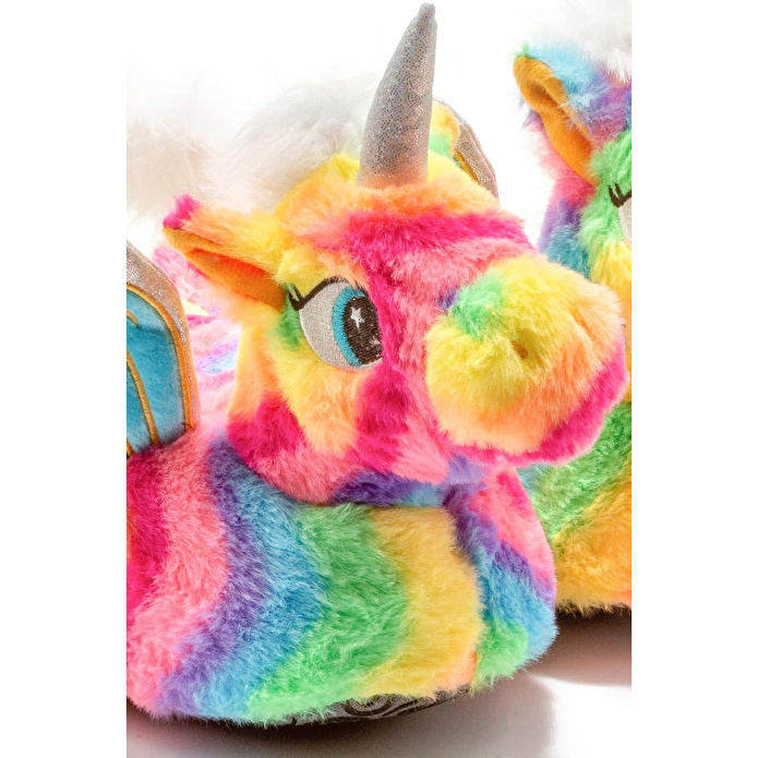 Twigy Rainbow Kadın Hayvanlı Panduf Renkli 36/41