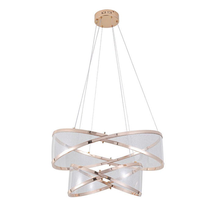 Apliqa Natura Sıralı Gold Salon Sarkıt Led Avize