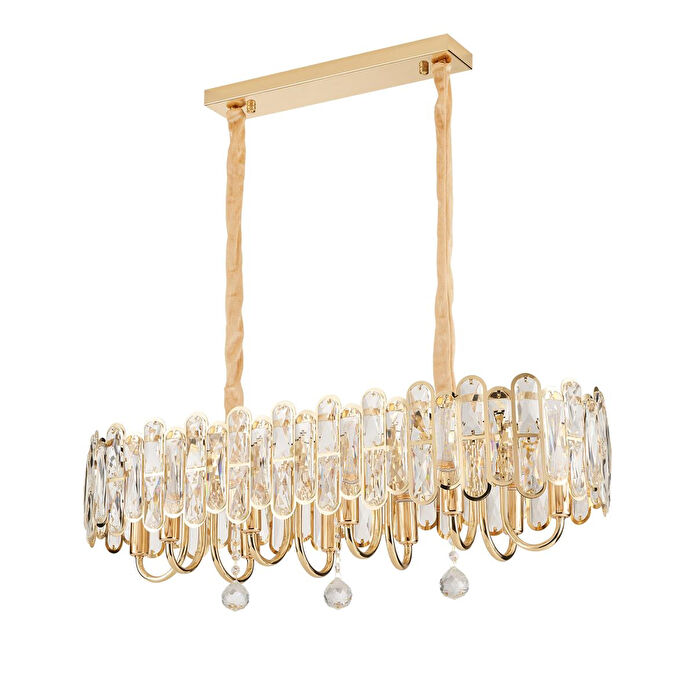 Apliqa Tortes 80'lik Gold Kristal Taşlı Avize