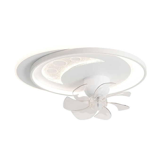 Apliqa Arıa 3d Plafonyer Pervaneli Ledli Avize