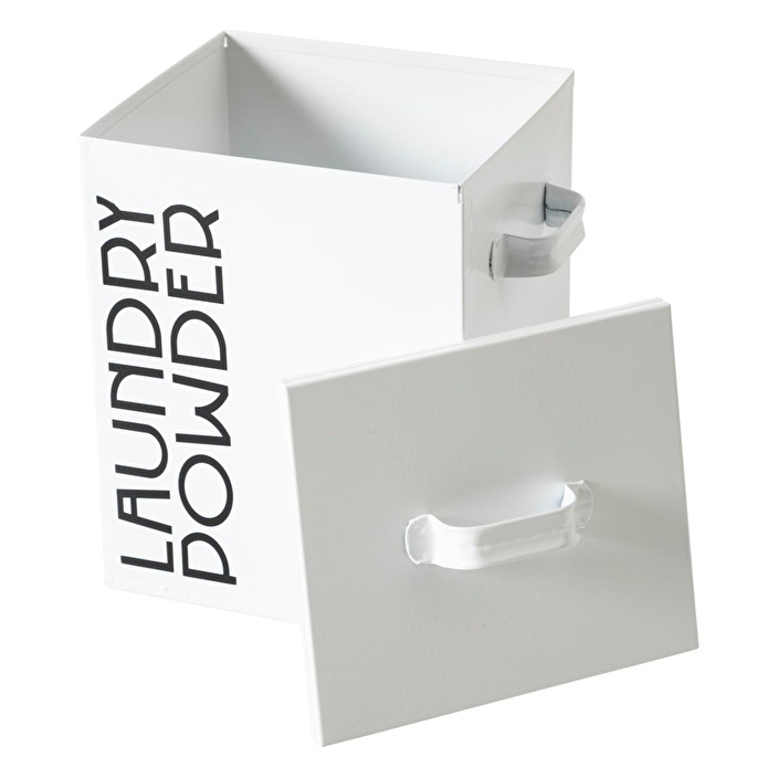 Mudo Home Roma Deterjanlik Mat Beyaz 18x15x23