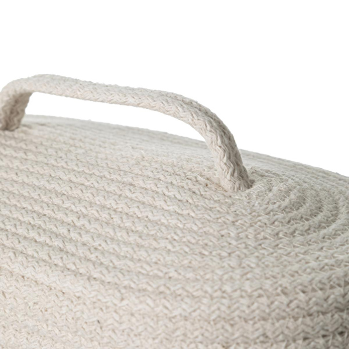 Mudo Home Venus Oval Düzenleyi̇ci̇ Sepet Bej Ekru 30x13x11