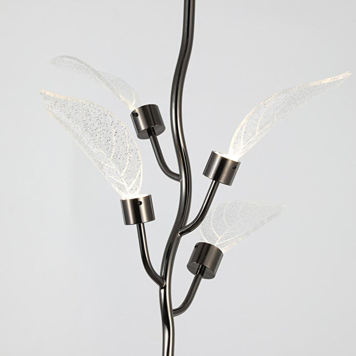 Apliqa Liria Gold Yaprak Desenli Sarkıt Led Avize