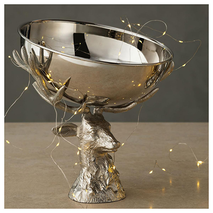 Mudo Home Mois Deer Dekorati̇f Kase 33x26x37 Cm