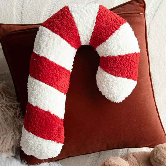 Mudo Home Kirmizi Baston Şeker Pelüş