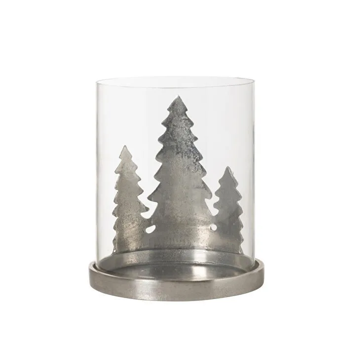 Mudo Home Lunetta Mumluk Silver 23x25 Cm