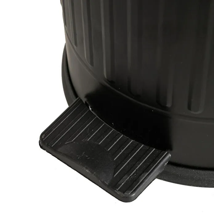 Mudo Home 16lt Pedalli Vintage Çöp Kovasi Si̇yah