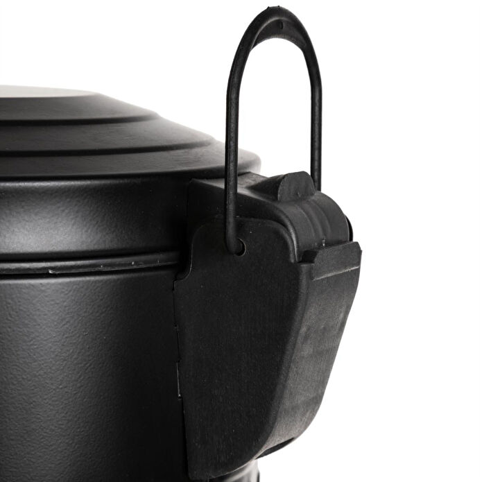 Mudo Home 16lt Pedalli Vintage Çöp Kovasi Si̇yah