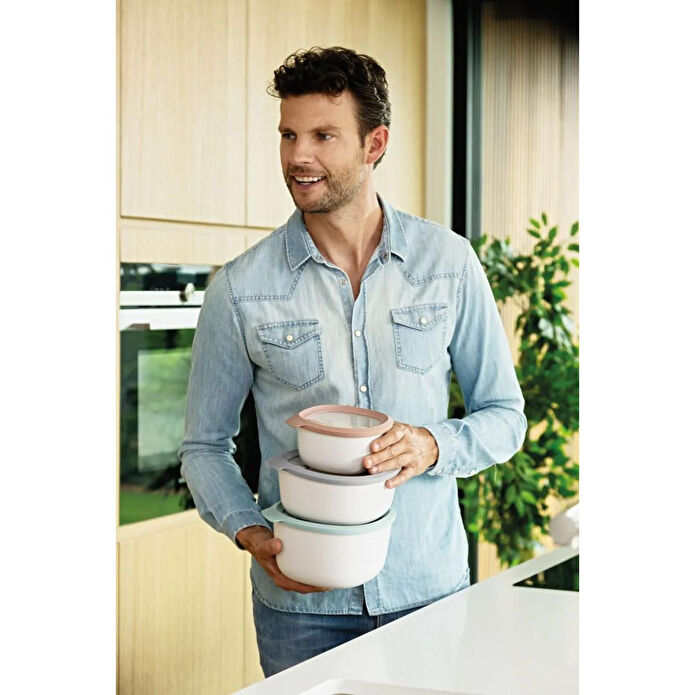 Berghoff Leo 3lü Kapaklı Saklama Kabı Seti