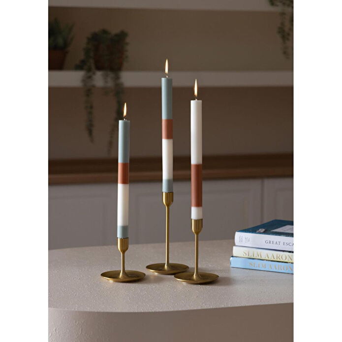 The Mia Dekoratif Mum 3lü Çam Ağacı 30 Cm