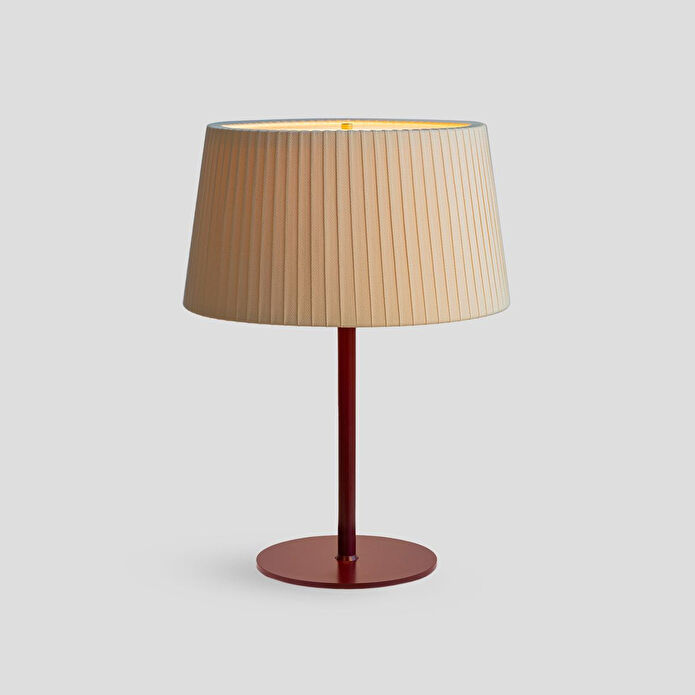 Soli Workshop Esenta Medium Metal Masa Lambası - Bordo